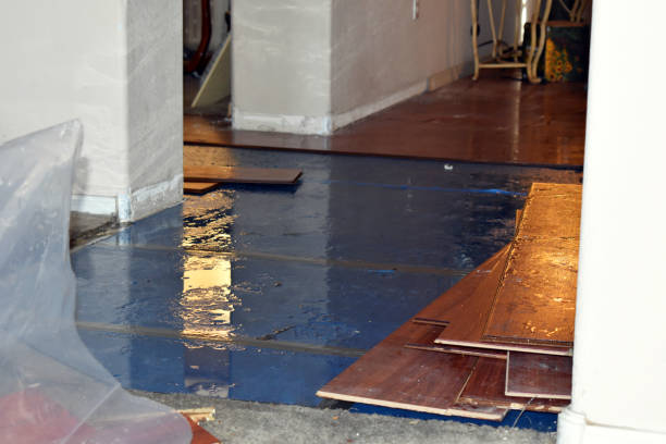 Professional Flood Cleanup technician working in Albion, MI